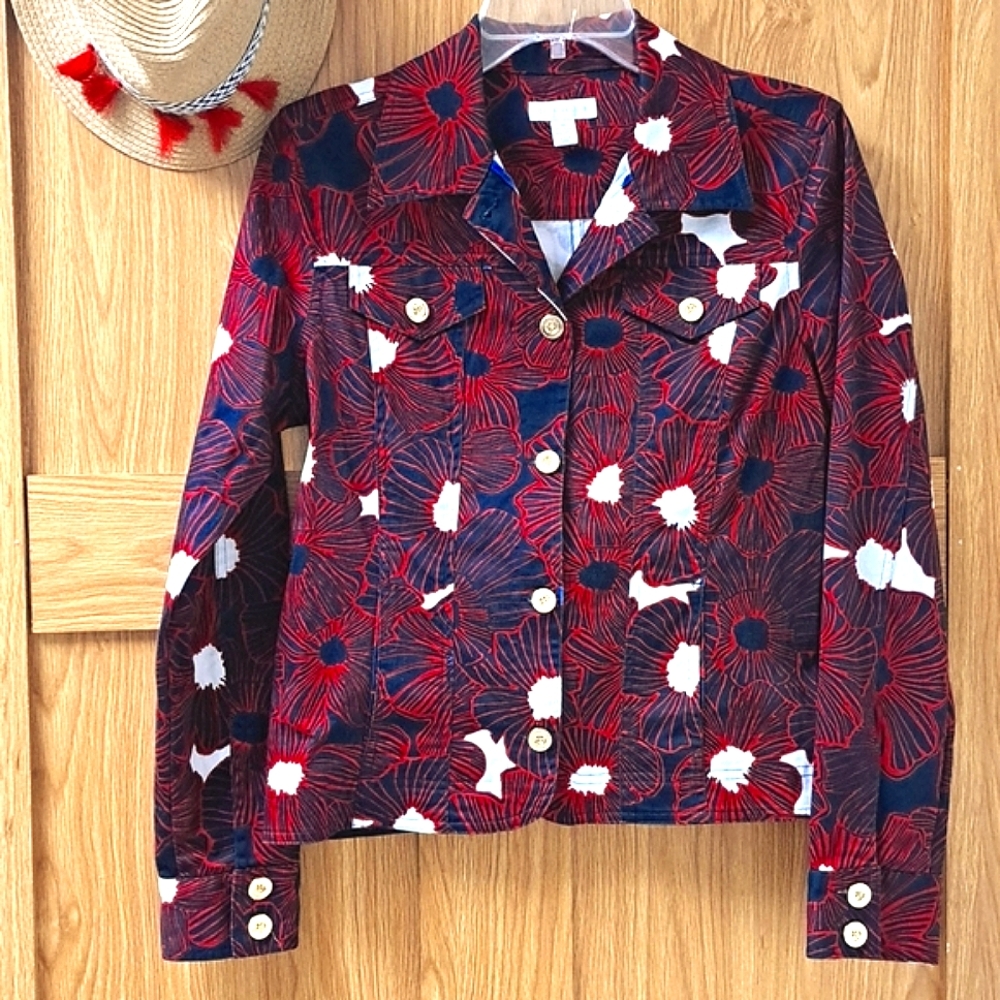 Charter club floral jacket